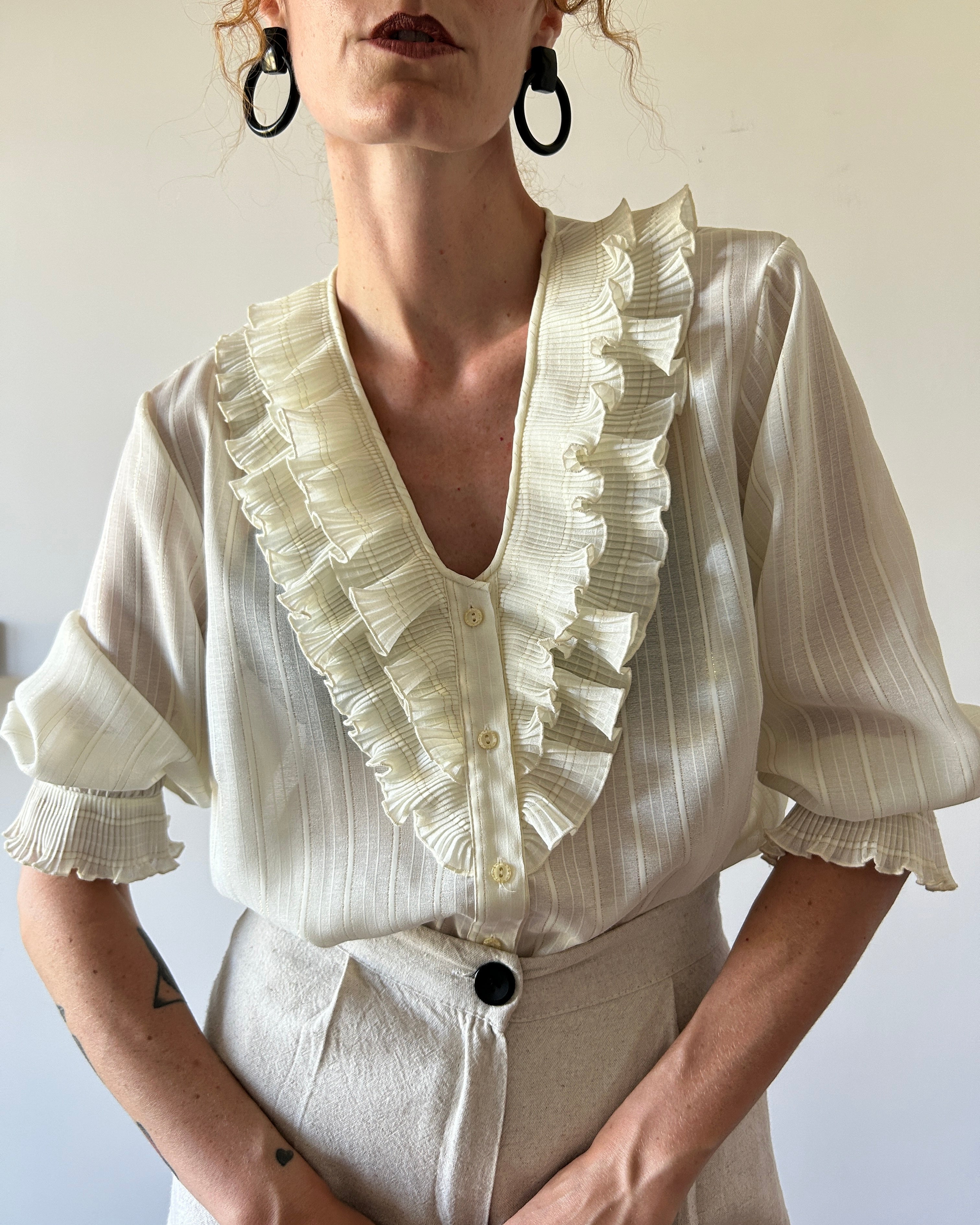 Camicia ruches